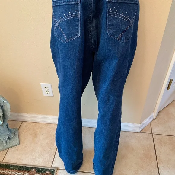 Gloria Vanderbilt blue jeans size 14 - Picture 2 of 10